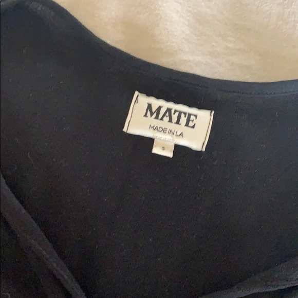 MATE Black Button Down Blouse - Picture 3 of 6